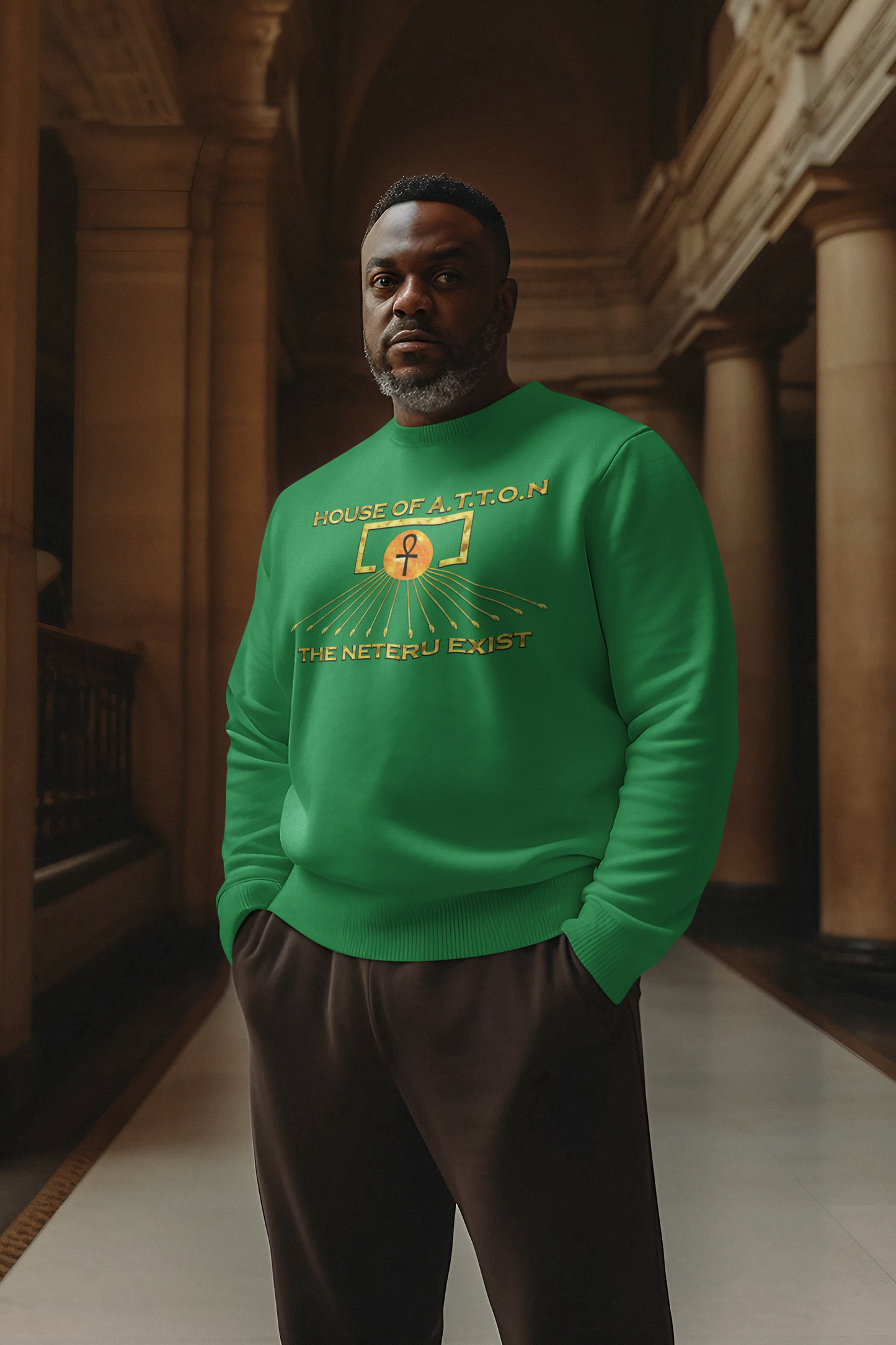 ATTON : Signature Heavyweight Crewneck Sweatshirt