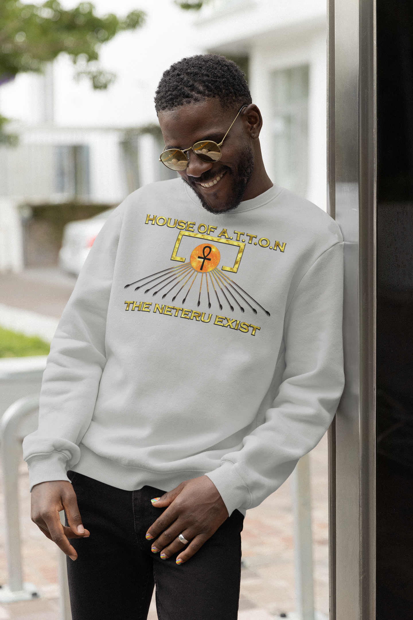 ATTON : Signature Heavyweight Crewneck Sweatshirt