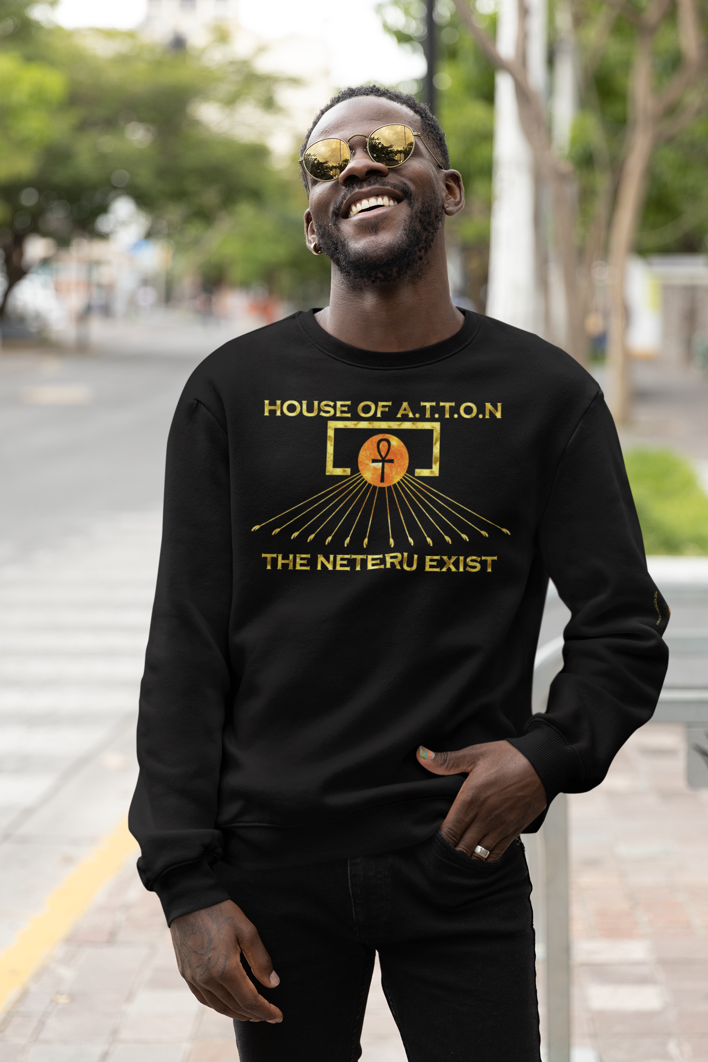 ATTON : Signature Heavyweight Crewneck Sweatshirt