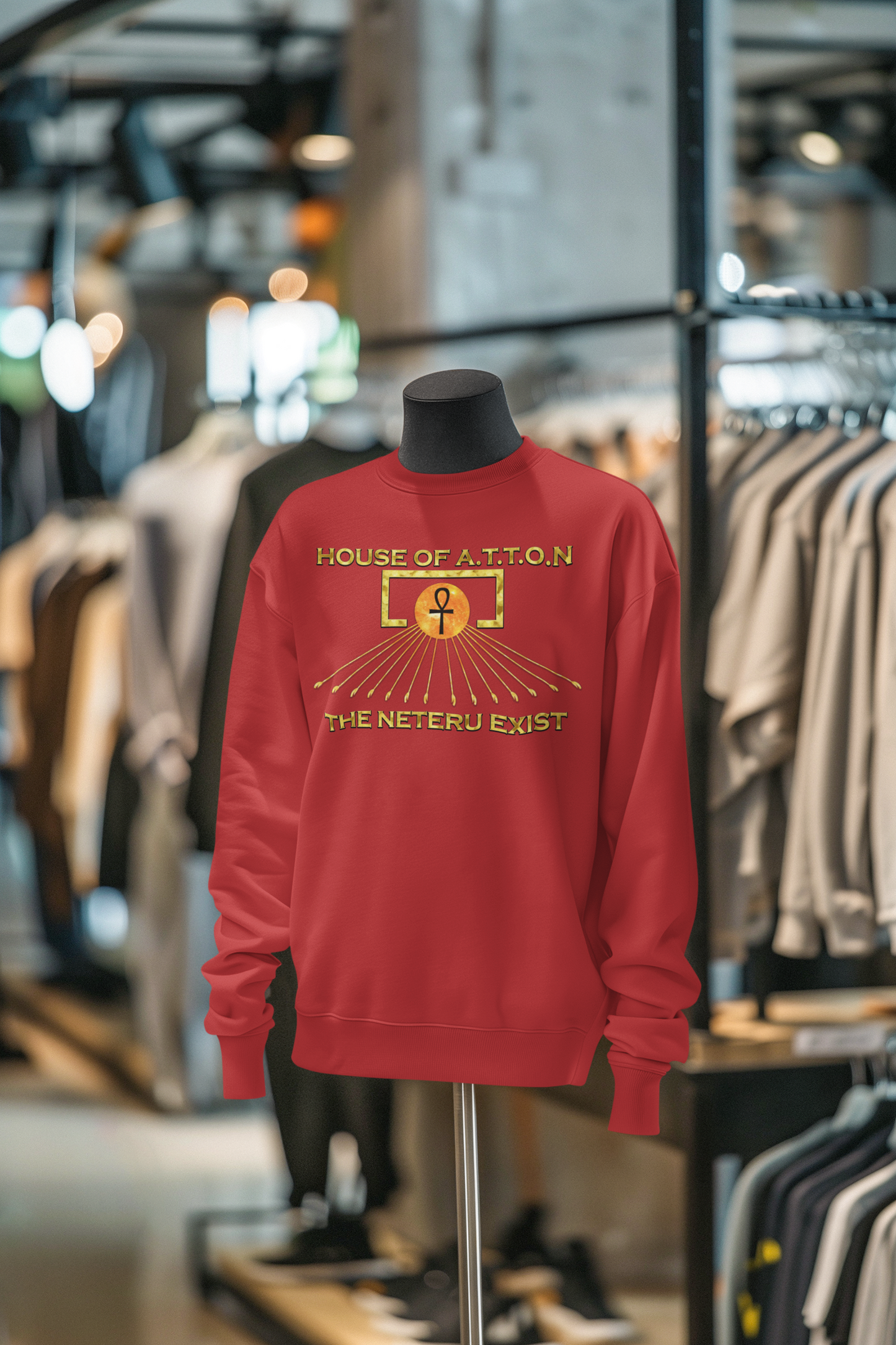 ATTON : Signature Heavyweight Crewneck Sweatshirt