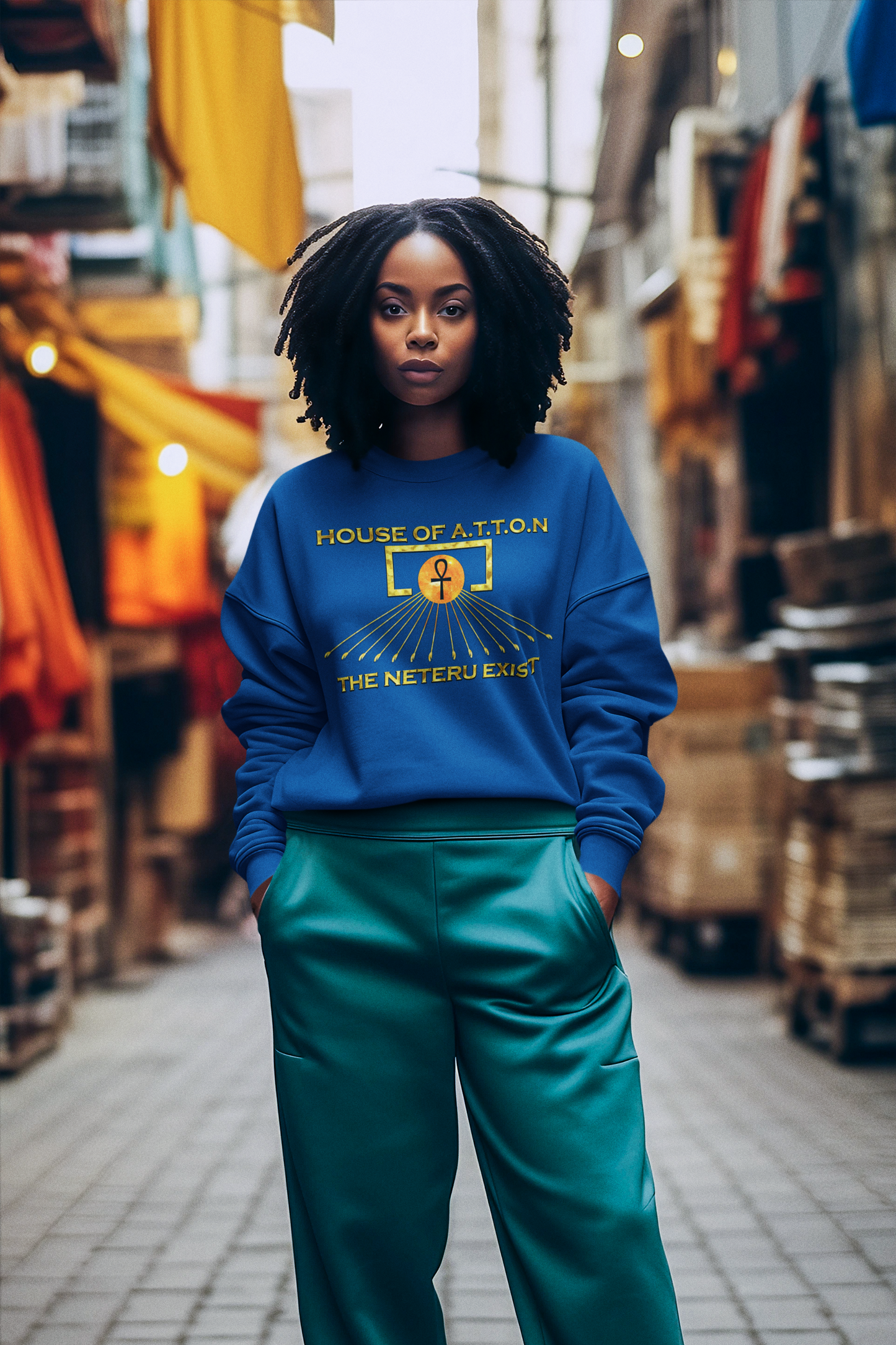 ATTON : Signature Heavyweight Crewneck Sweatshirt